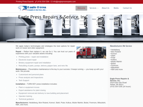 Eagle Press Repairs & Service, Inc.