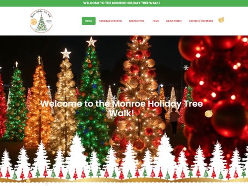 Monroe Holiday Tree Walk